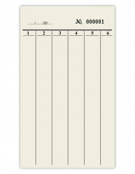 Yazboz Oyun Kağıdı 9.5x16.5 cm 6 Haneli Seri Nolu